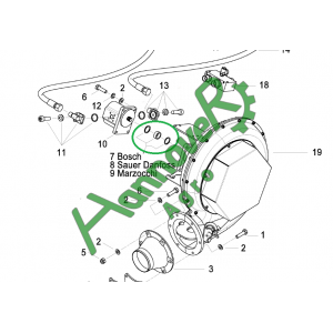 Комплект ущільнень Optima Kverneland AC498868 (АС498868)